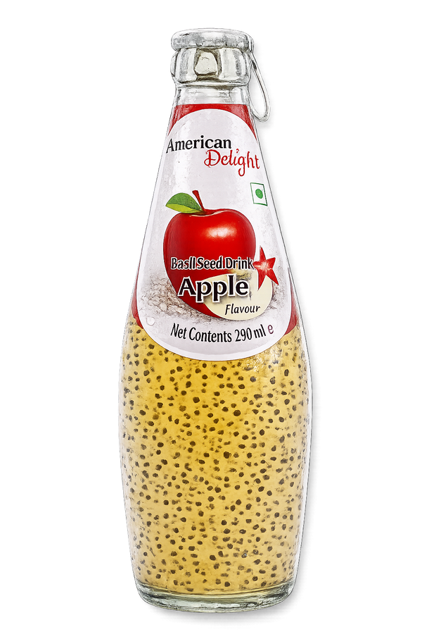 American Delight Apple Basil Seed Drink
