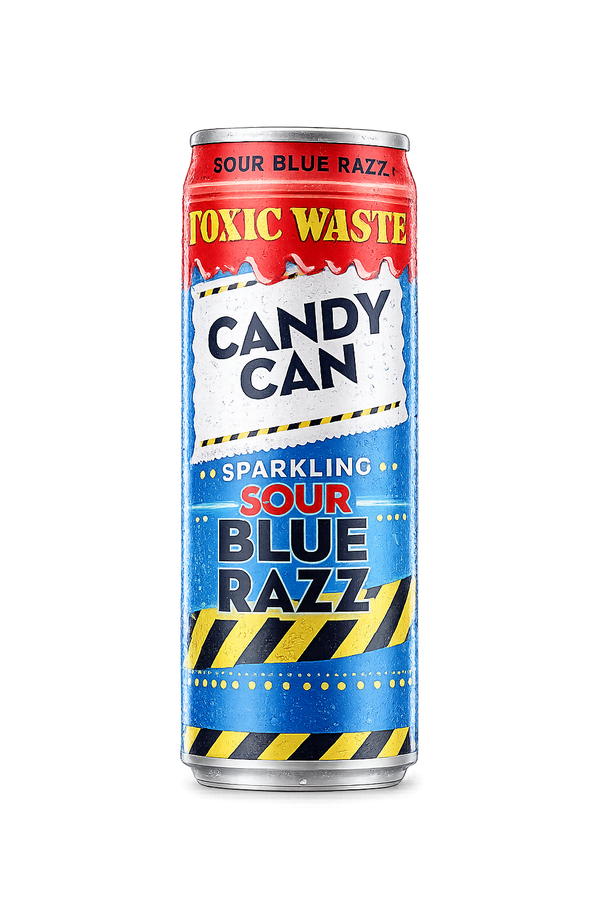 Candy Can Sparkling Blue Razz