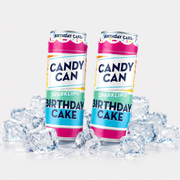 Candy Can Sparkling Birthday Cake