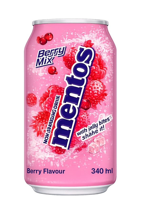 Mentos Berry Mix Sparkling Drink