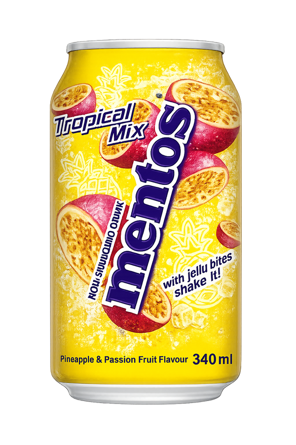 Mentos Tropical Mix Sparkling Drink