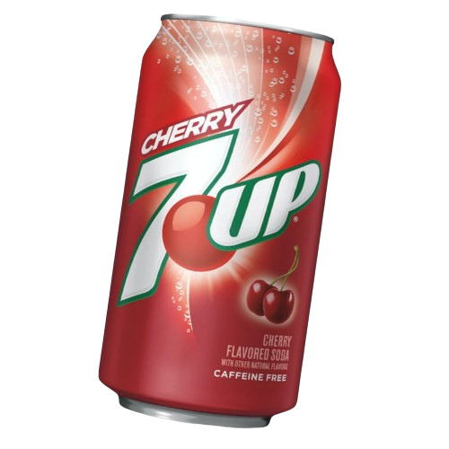 Cherry 7UP Soda Drink