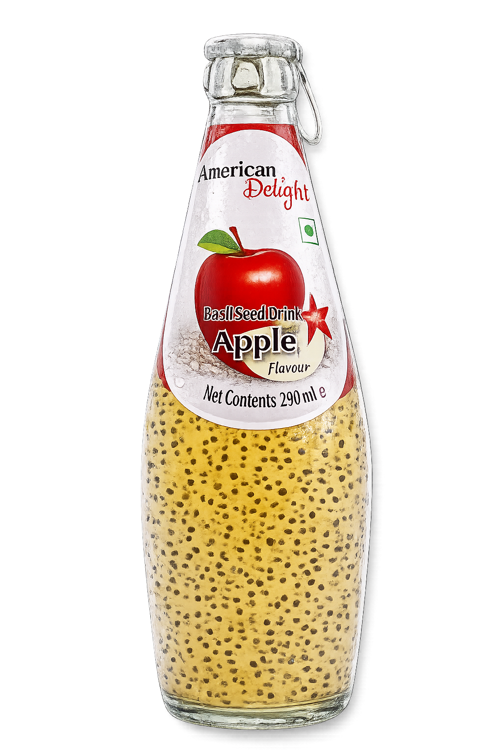 American Delight Apple Basil Seed Drink