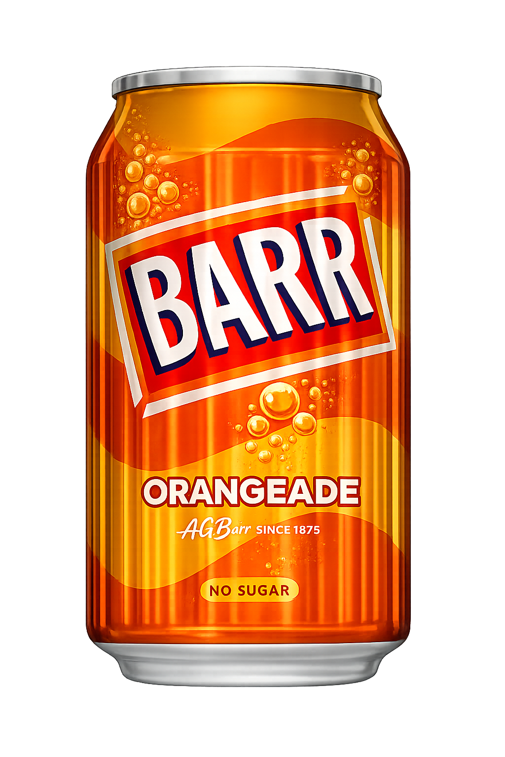 Barr Orangeade  Soft Drink Can