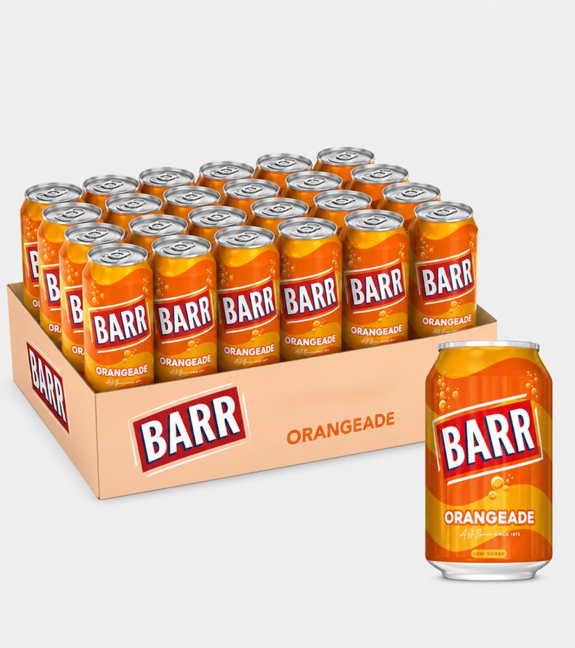 Barr Orangeade  Soft Drink Can