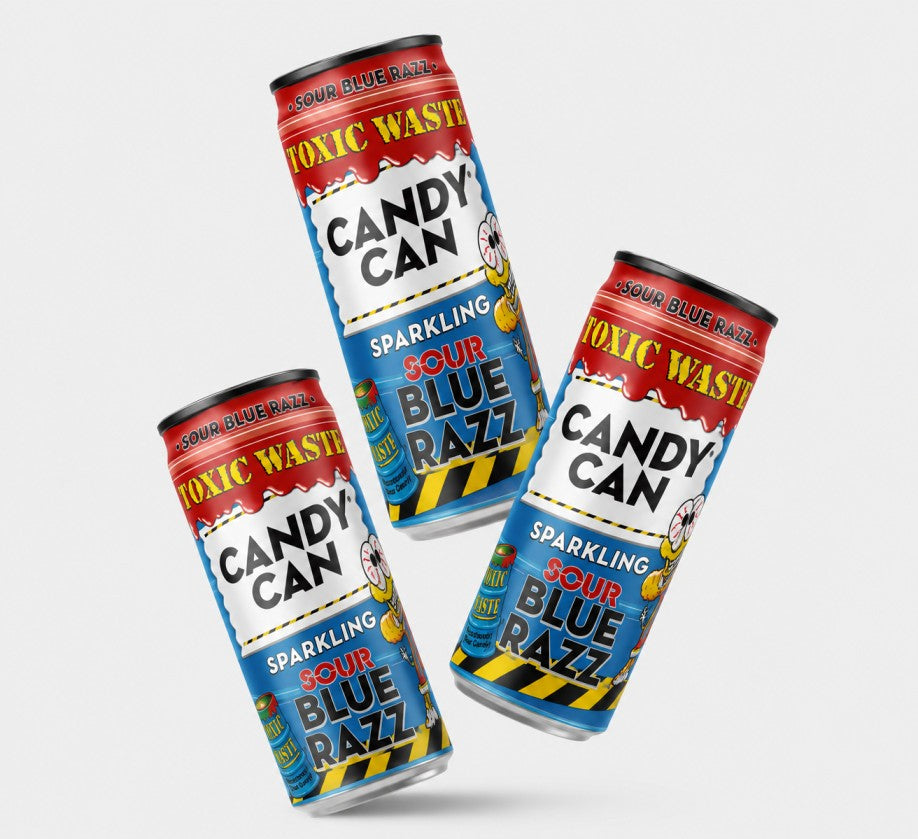 Candy Can Sparkling Blue Razz