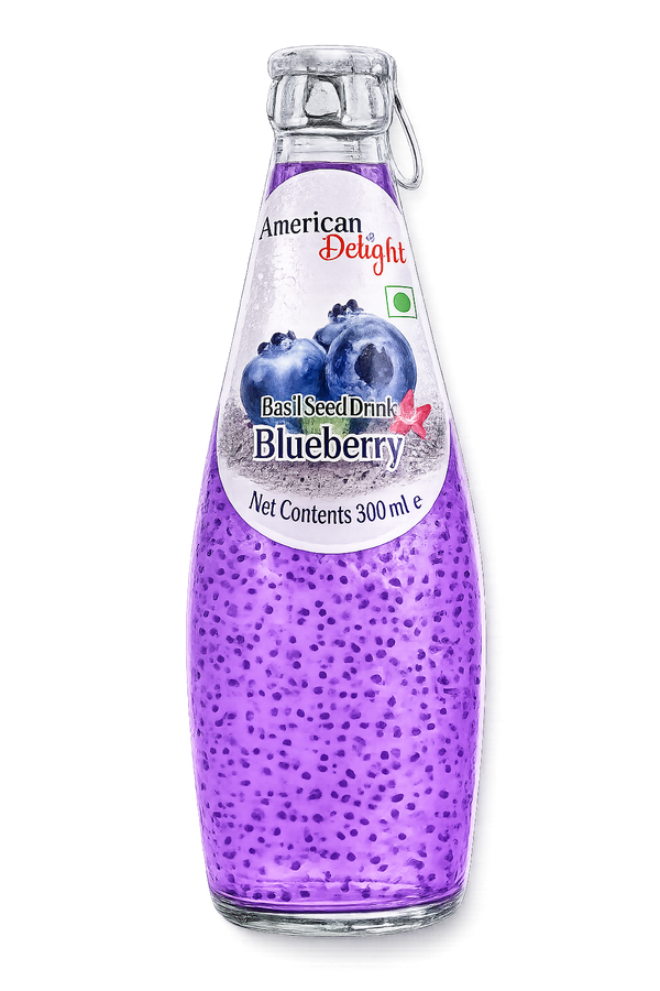 American Delight Blueberry Basil Seed Drink