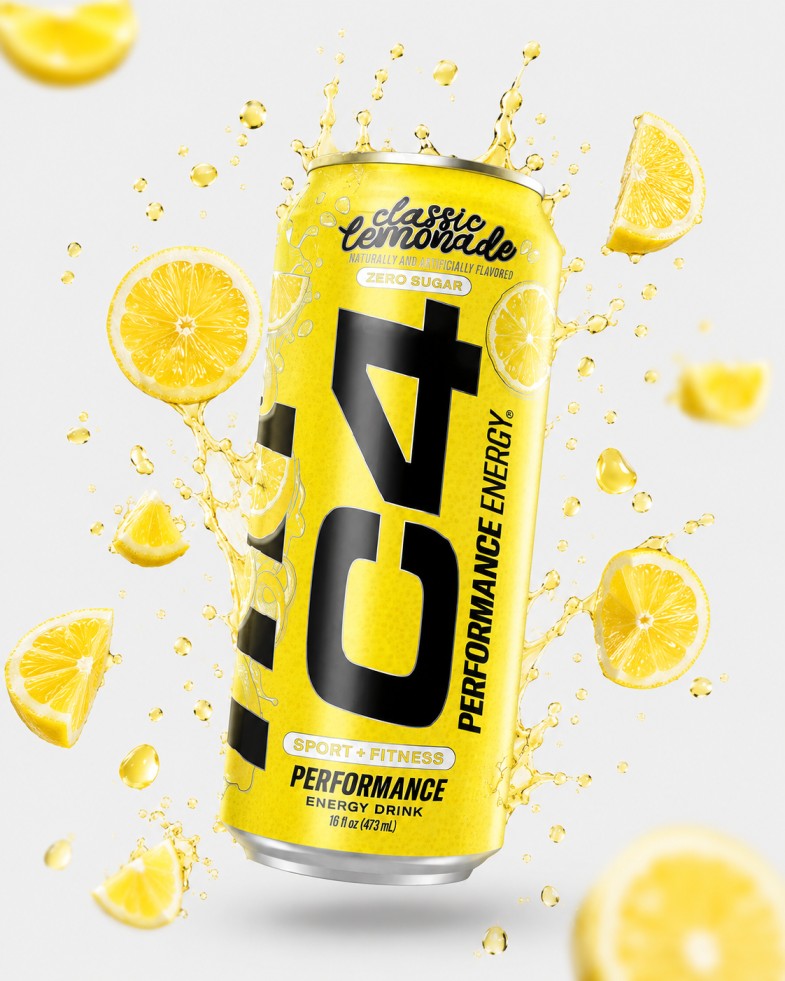 C4 Classic Lemonade 473ml Can