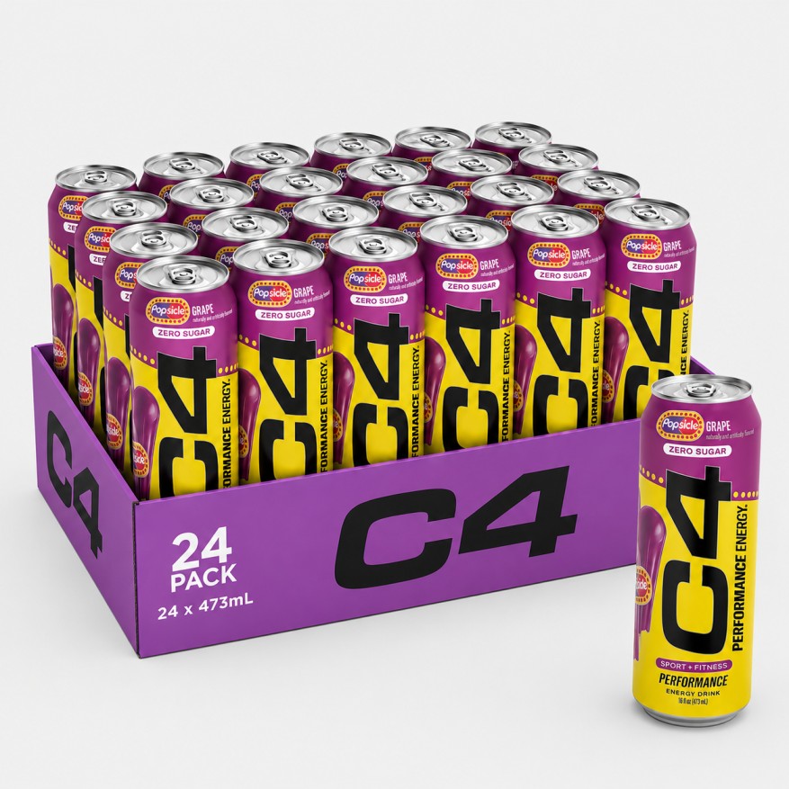 C4 Energy Drink Popsicle Grape