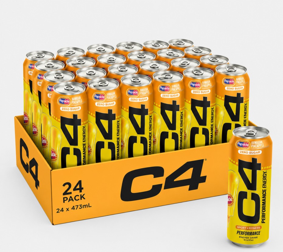 C4 Energy Drink Popsicle Orange Cream