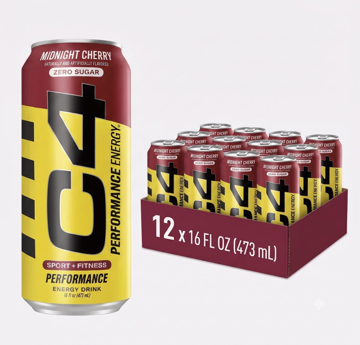C4 Midnight Cherry Performance Energy Drink