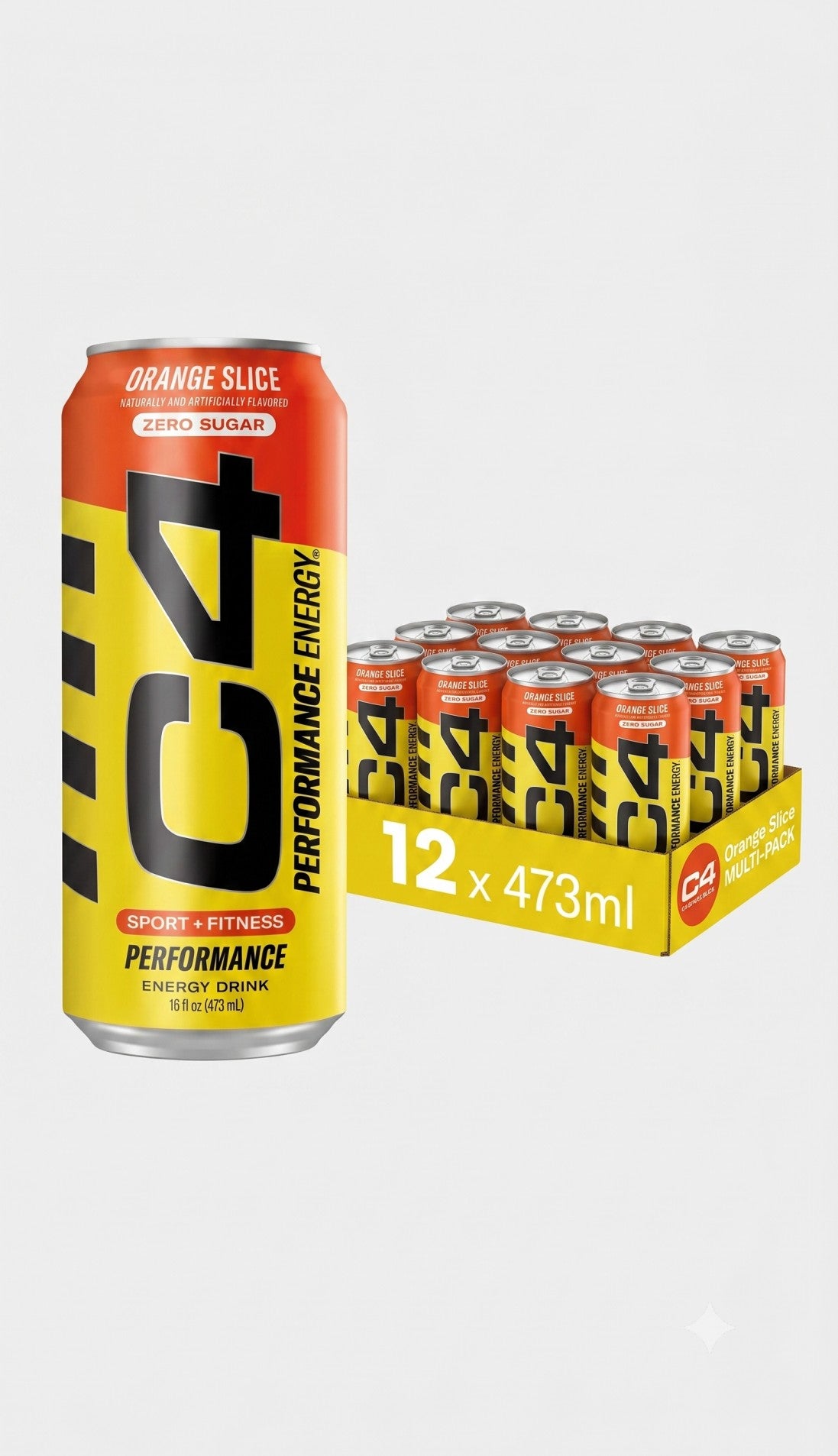 C4 Orange Slice Performance Energy Drink