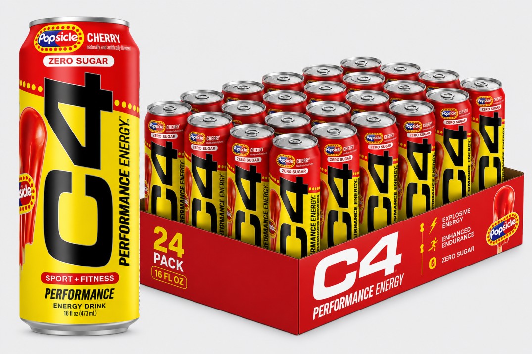C4 Popsicle Cherry Energy Drink