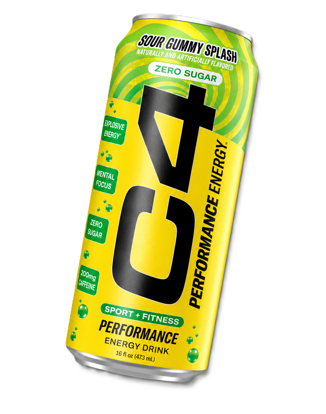 C4 Sour Gummy Splash Performance Energy Drink