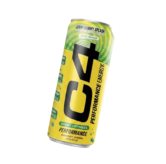 C4 Sour Gummy Splash Performance Energy Drink