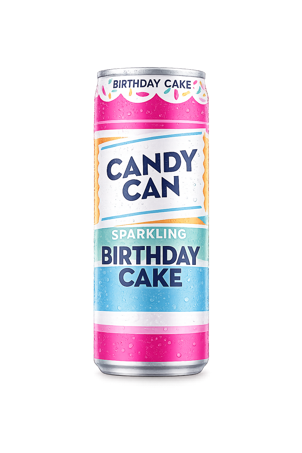 Candy Can Sparkling Birthday Cake