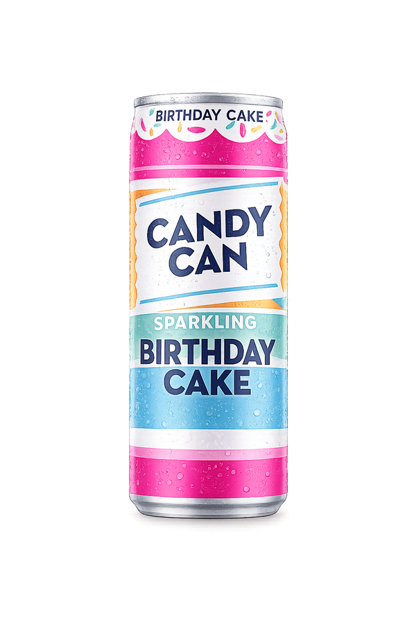 Candy Can Sparkling Birthday Cake