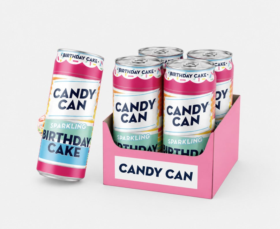 Candy Can Sparkling Birthday Cake