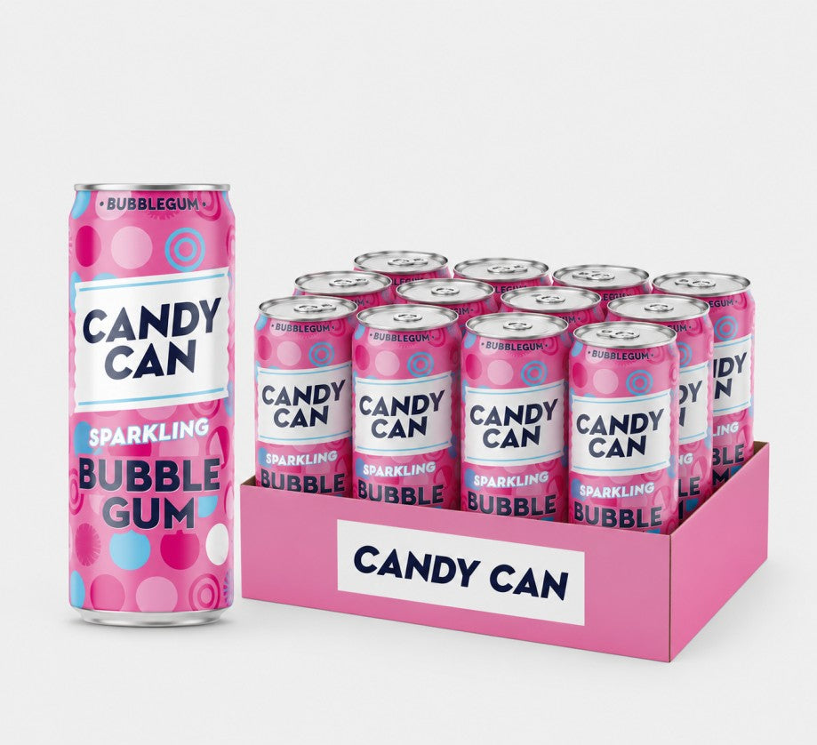 Candy Can Sparkling Bubble Gum Drink
