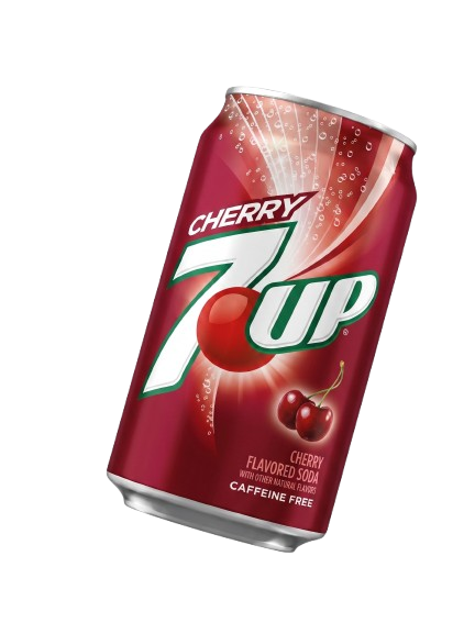 Cherry 7UP Soda Drink