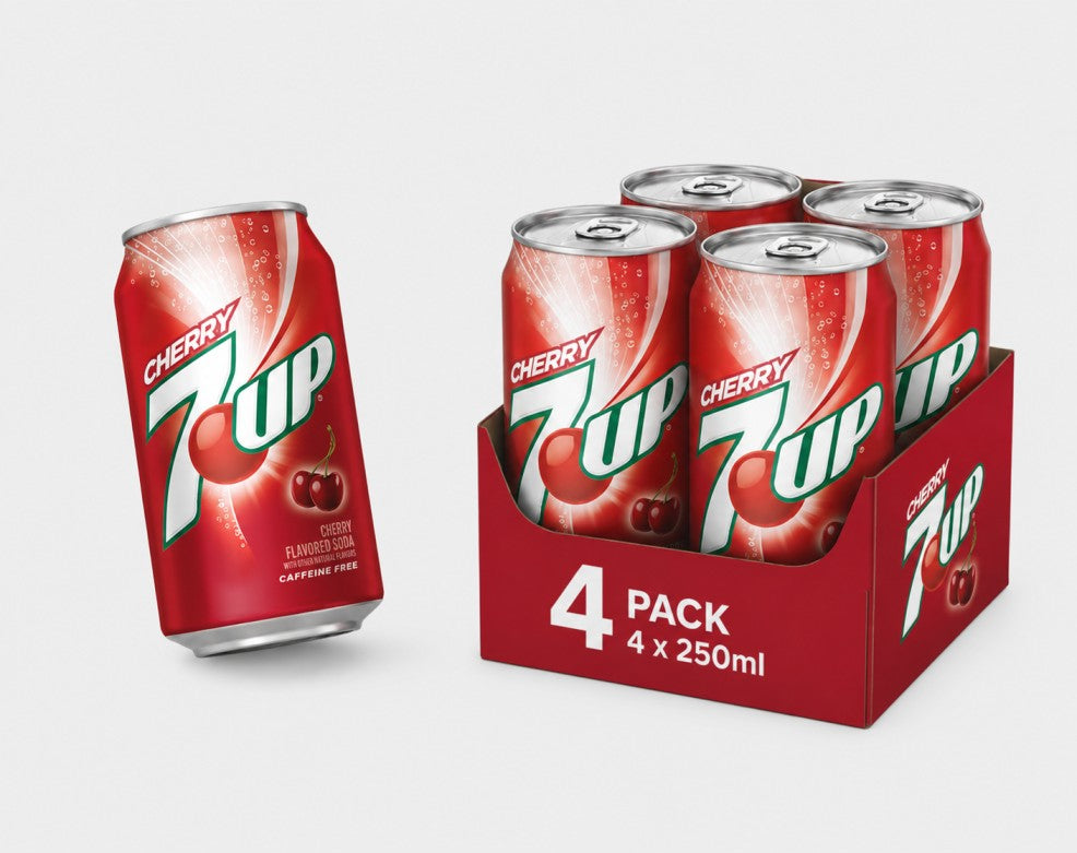 Cherry 7UP Soda Drink