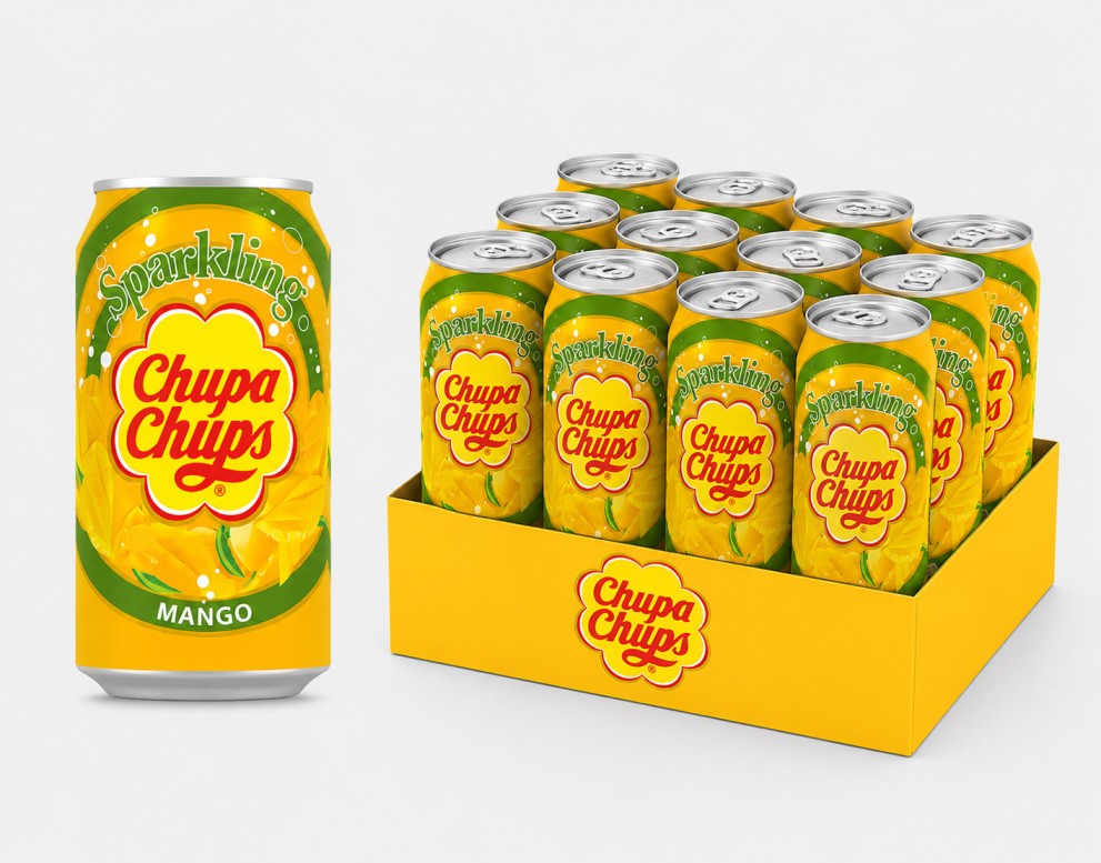 Chupa Chups Sparkling Mango Soft Drink