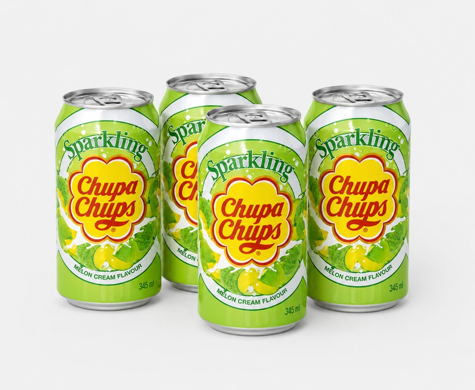 Chupa Chups Sparkling Melon Cream Flavour