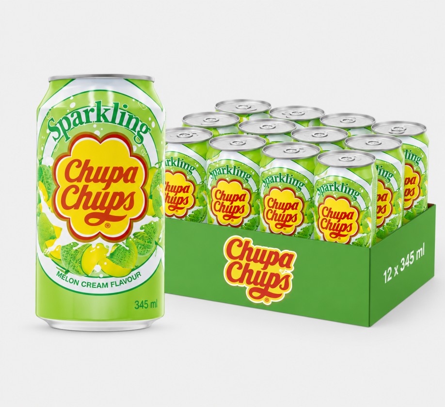 Chupa Chups Sparkling Melon Cream Flavour