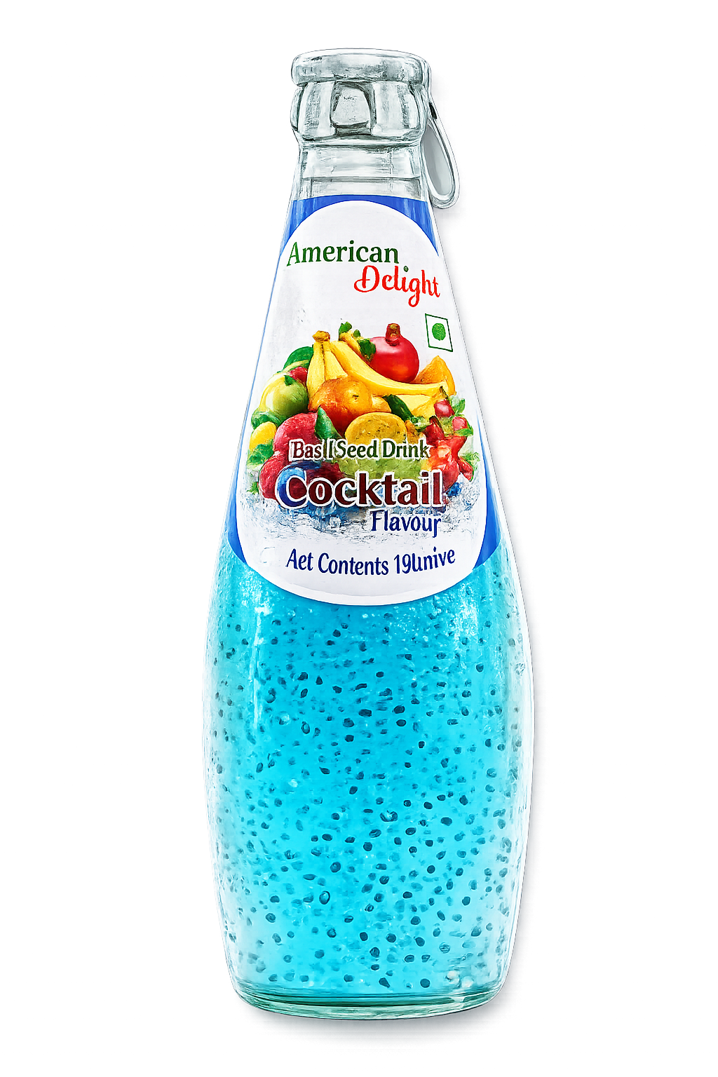 American Delight Cocktail Basil Seed Drink