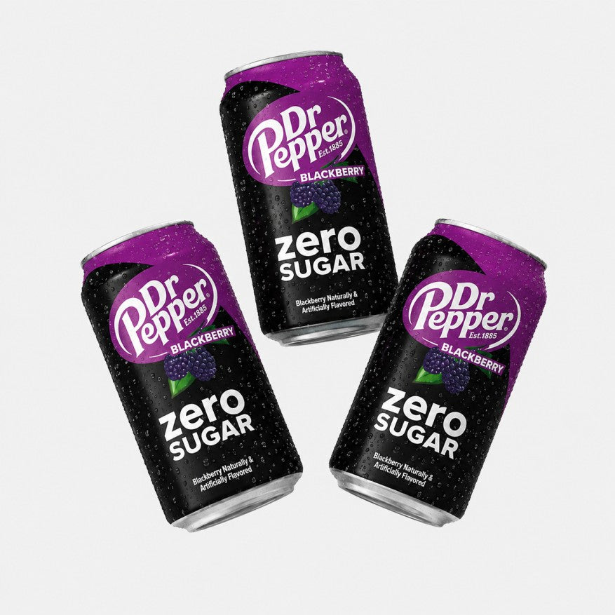 Dr Pepper Blackberry Zero Sugar Soda