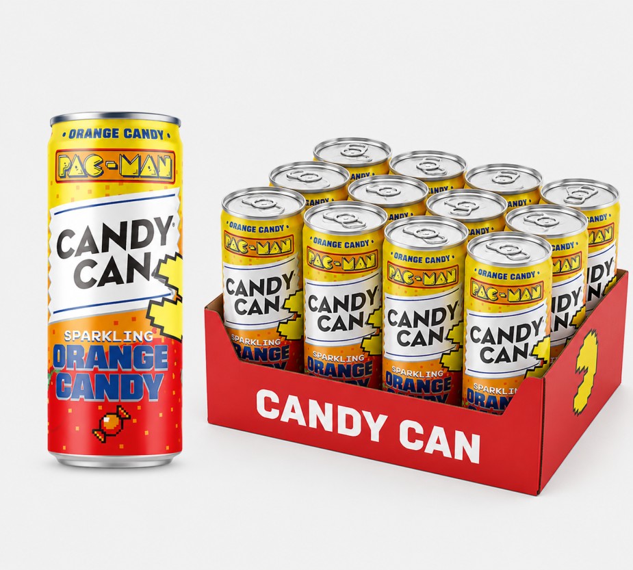 Candy Can Sparkling Orange Candy