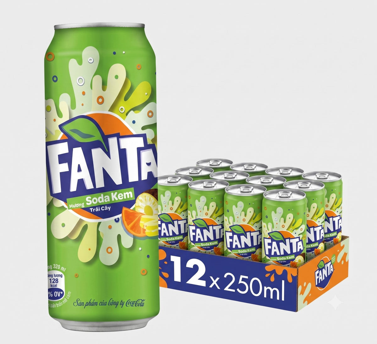 Fanta creamy soda