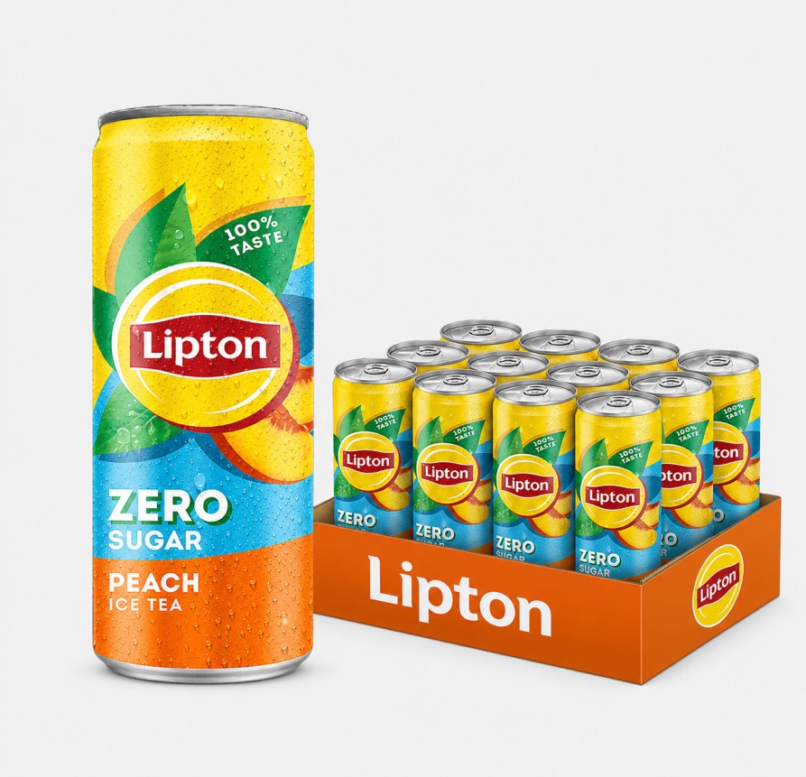 Lipton Zero Sugar Peach Iced Tea