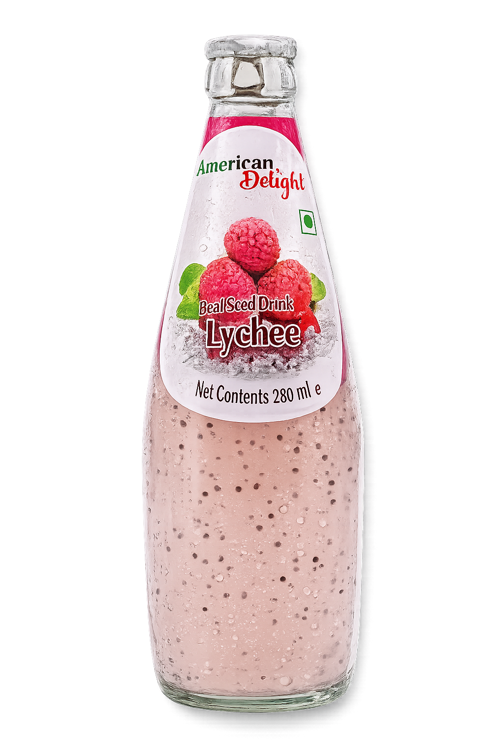 American Delight Lychee Flavoured Drink with Nata de Coco
