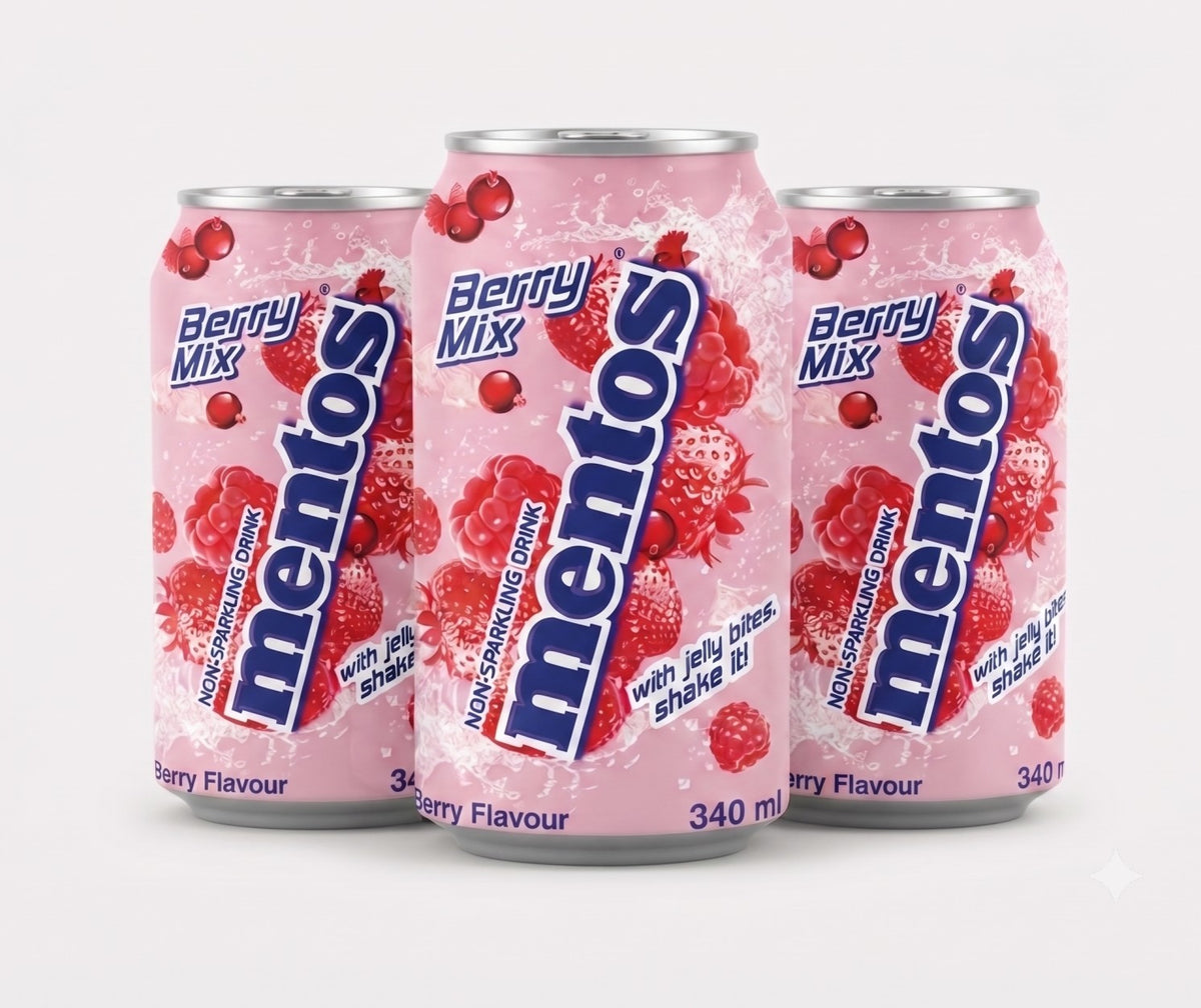 Mentos Berry Mix Sparkling Drink