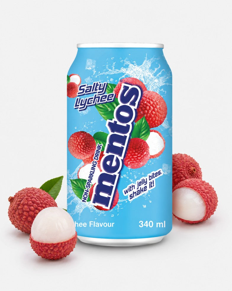 Mentos Salty Lychee Sparkling Drink