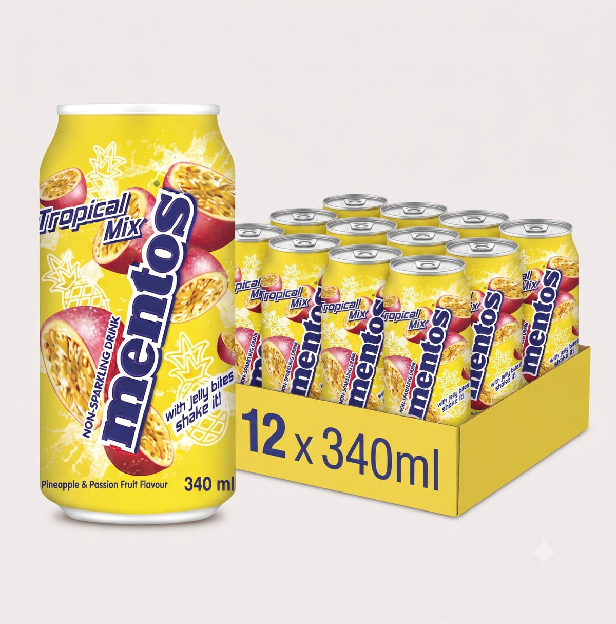 Mentos Tropical Mix Sparkling Drink
