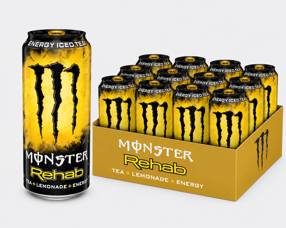 Monster Rehab Lemonade + Tea Energy Drink