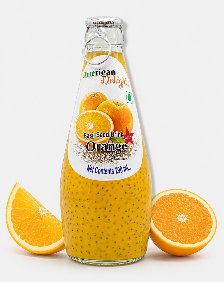 American Delight Orange Basil Seed Drink