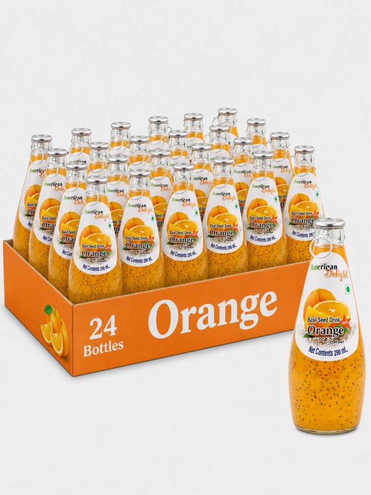 American Delight Orange Basil Seed Drink