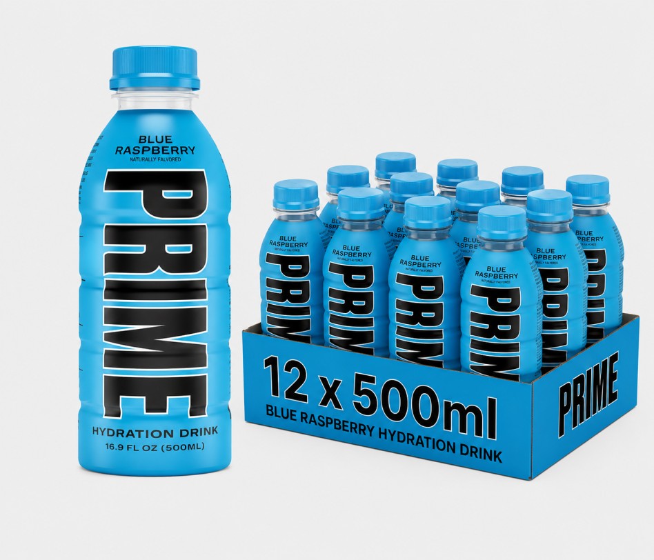 PRIME Blue Raspberry Hydration Drink