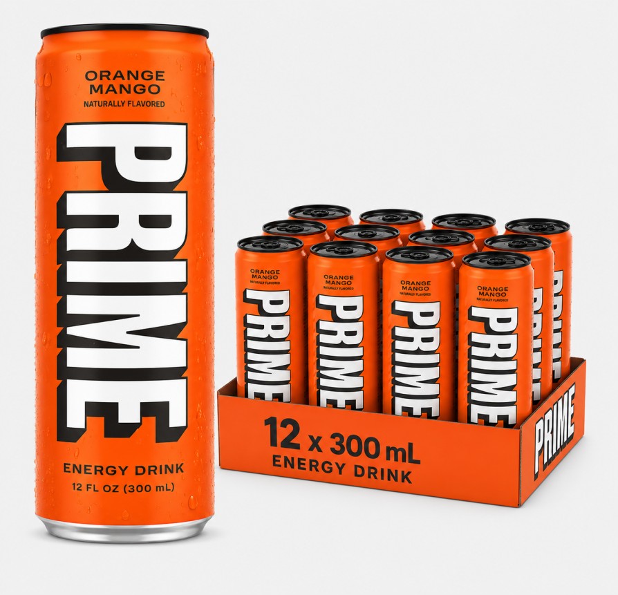 PRIME Orange Mango Energy Drink