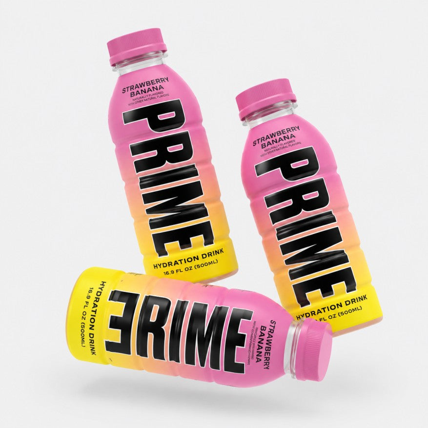 PRIME Strawberry Banana Hydration Drink