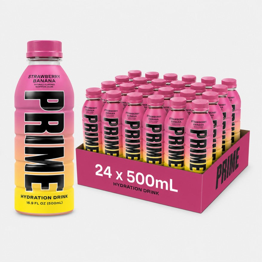 PRIME Strawberry Banana Hydration Drink