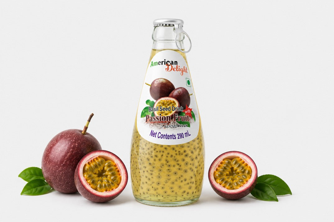 American Delight Passion Fruit Basil Seed Drink