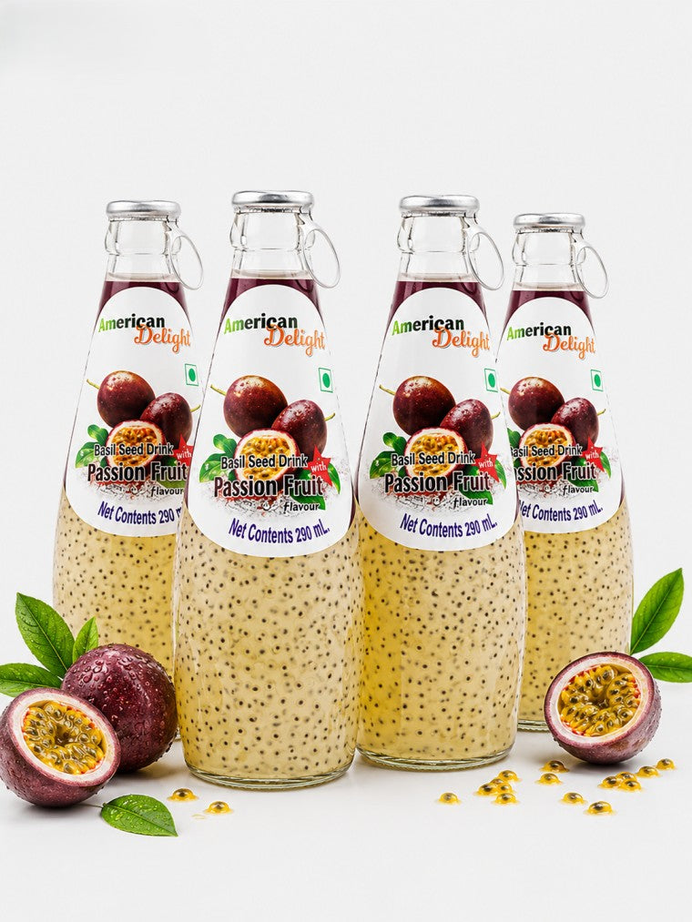 American Delight Passion Fruit Basil Seed Drink