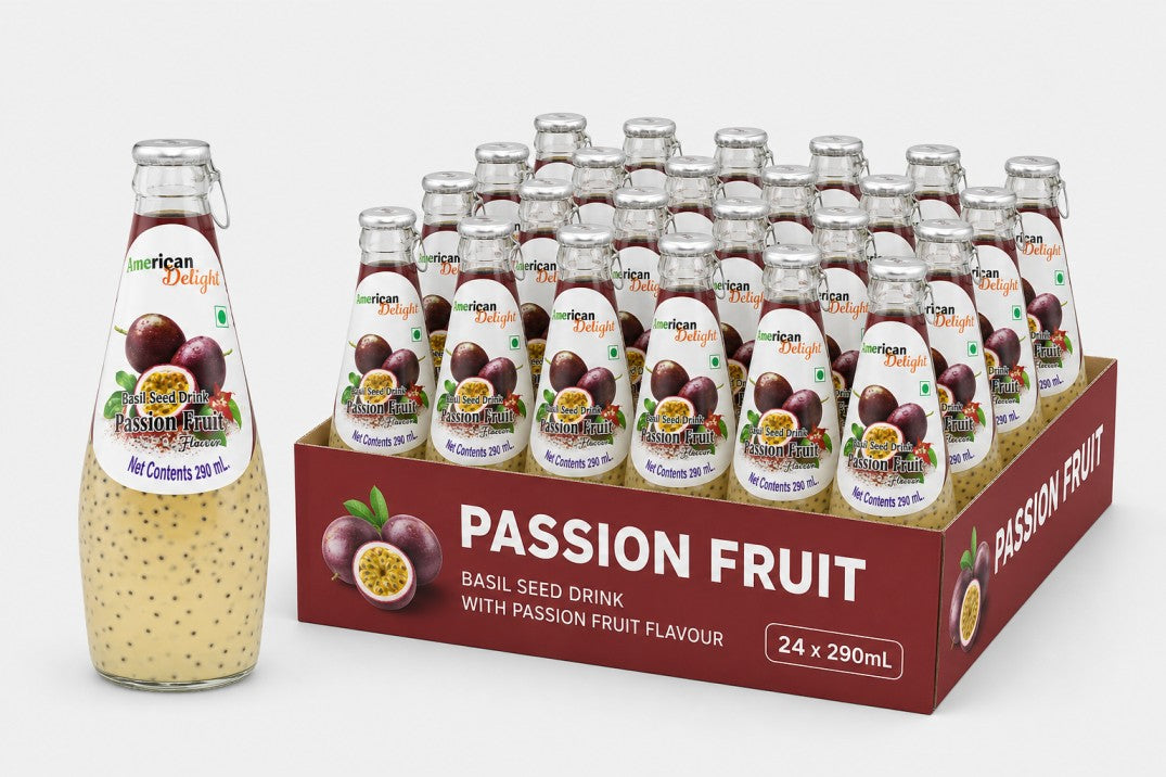 American Delight Passion Fruit Basil Seed Drink