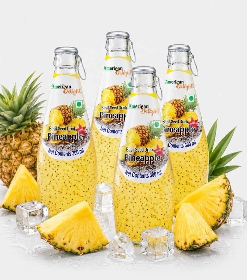 American Delight Pineapple Basil Seed Drink