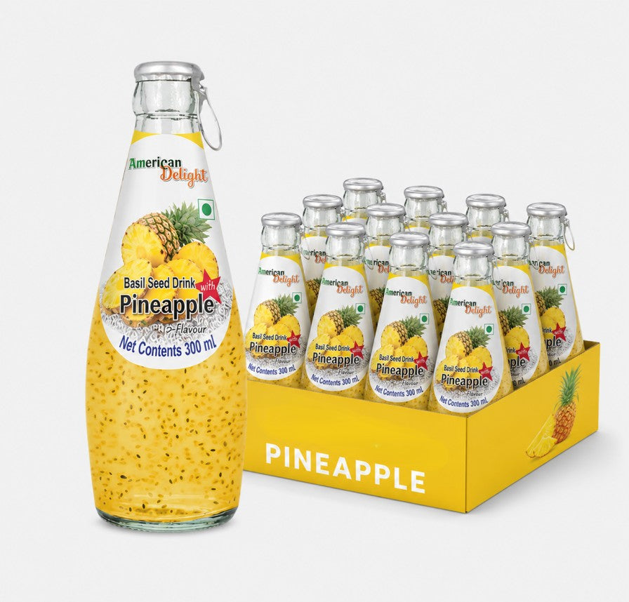 American Delight Pineapple Basil Seed Drink