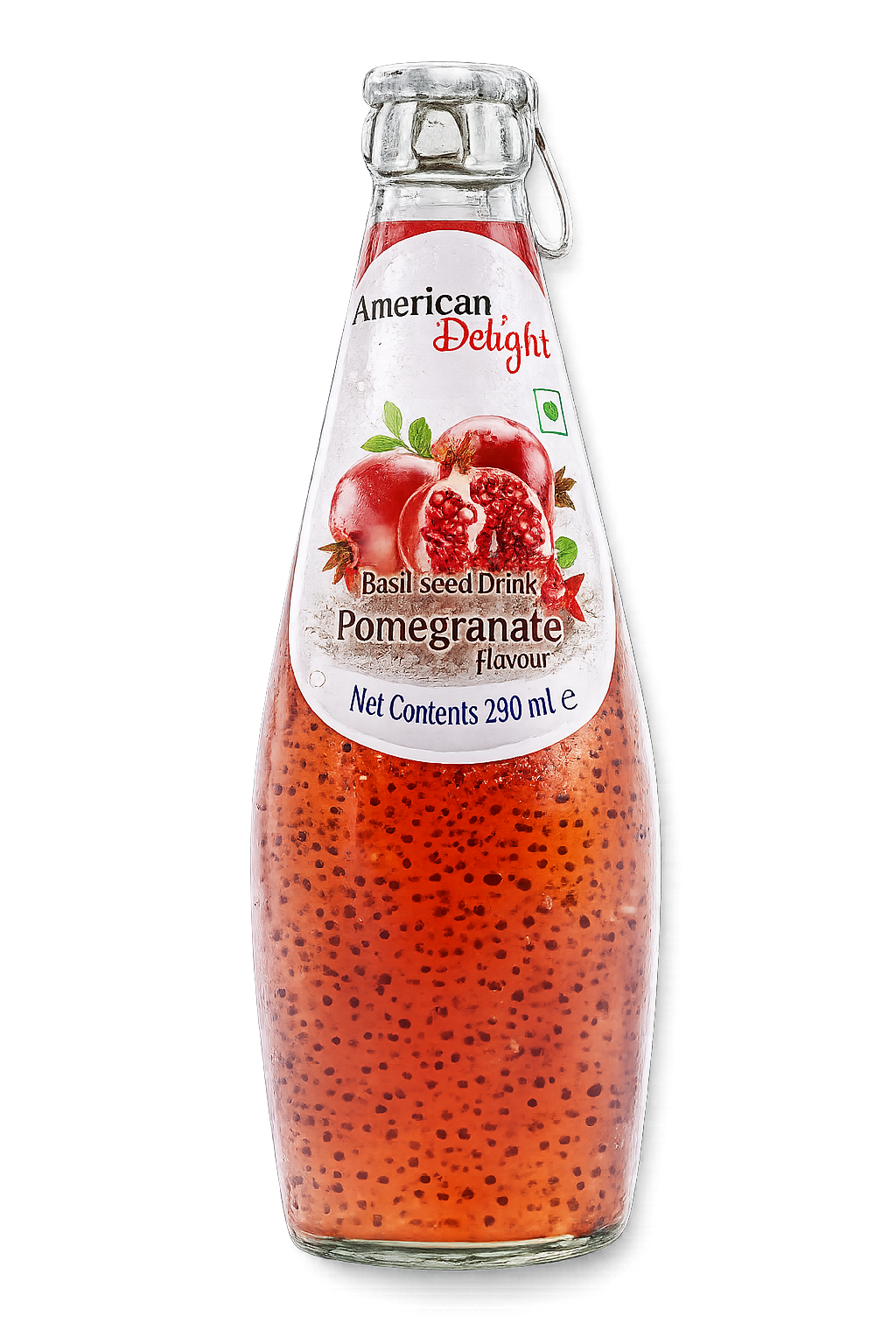 American Delight Pomegranate Basil Seed Drink